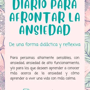 Imagen de portada para Ebook Diario Anti-Ansiedad: aprende a vivir con más calma