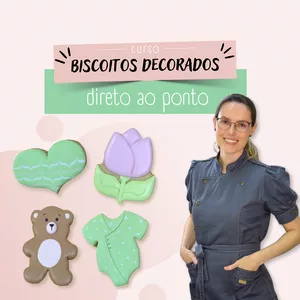 Imagem de capa para o Curso online Biscoitos Decorados - Direto ao Ponto! 