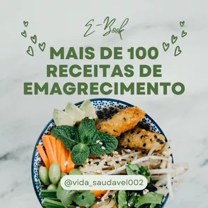 Imagem de capa para o Ebook Mais de 100 receitas de emagrecimento 