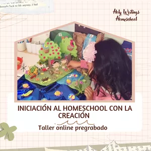 Imagen de portada para Curso online Taller- Iniciación al homeschool con la Creación