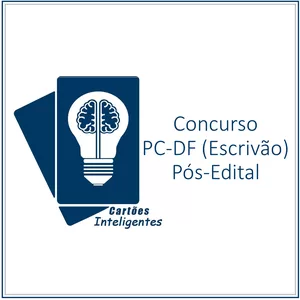 Imagem principal do produto Cartões Inteligentes p/ Concurso da PC-DF (Escrivão) - Pós-Edital