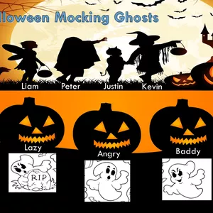 Cover image for Ebook The Halloween Mocking Ghosts