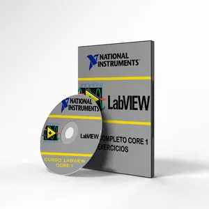 Imagem de capa para o Ebook Curso de Programação Gráfica linguagem "G" com Labview Core 1