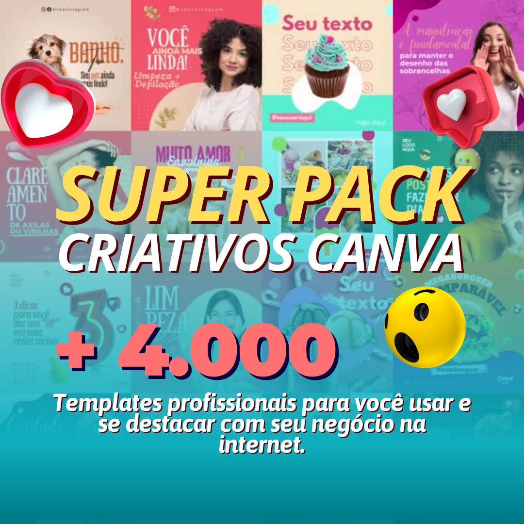 Imagem do curso Super Pack Criativos Canva