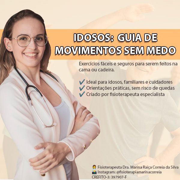 Imagem do curso IDOSOS: GUIA DE MOVIMENTOS SEM MEDO (NA CAMA E NA CADEIRA)