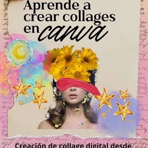 Imagen de portada para Curso online Collage creativo en Canva: Aprende a crear collages digitales desde cero en Canva