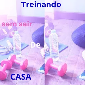 Imagem de capa para o Ebook Treinando sem sair de casa