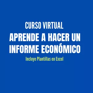 Imagen de portada para Curso online Curso virtual Aprende a hacer un Informe Económico 