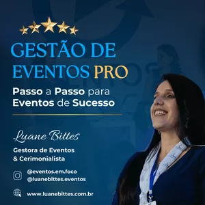 Imagem de capa para o Curso online Gestão de Eventos PRO: Passo a Passo para Eventos de Sucesso.