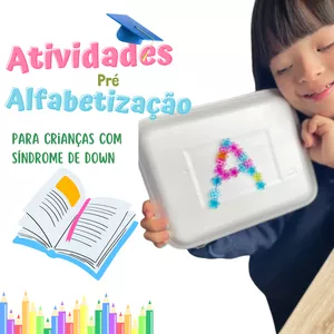 Imagem de capa para o Ebook Caderno de atividades pré-alfabetização na Síndrome de Down