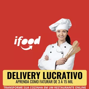 Imagem de capa para o Ebook IFood - Delivery Lucrativo do Zero