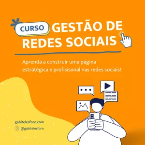 Imagem de capa para o Curso online Curso Gestão de Redes Sociais