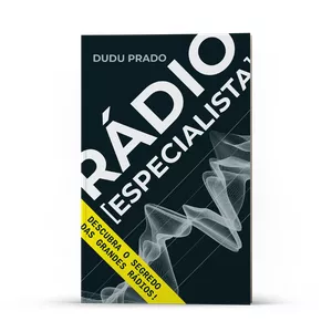 Imagem de capa para o Ebook Livro Rádio Especialista. Descubra o sucesso das grandes rádios! (PDF interativo)