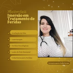 Imagem de capa para o Curso online Imersão em Tratamento Avançado de Feridas