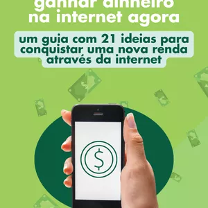 Imagem de capa para o Ebook 21 IDEIAS PARA GANHAR DINHEIRO NA INTERNET AGORA