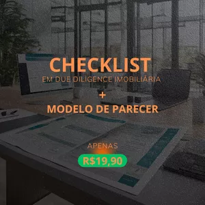 Imagem de capa para o Ebook CHECKLIST DUE DILIGENCE IMOBILIÁRIA