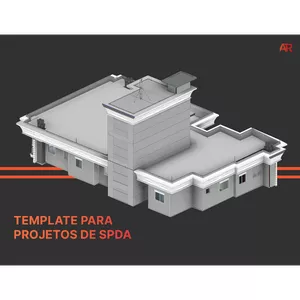 Imagem de capa para o Curso online TEMPLATE PARA PROJETOS DE SPDA - NO REVIT