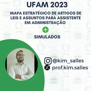 Imagem de capa para o Ebook Mapa Estratégico de Estudos + Simulados para Assistente em Administração - Concurso UFAM 2023