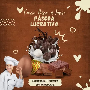 Imagem de capa para o Ebook Curso Páscoa Lucrativa 