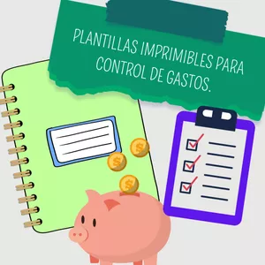 Imagen de portada para Ebook Agenda imprimible para control de gastos.