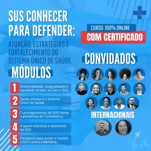 Imagem de capa para o Curso online SUS: Conhecer para defender