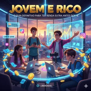 Imagem de capa para o Ebook Oportunidades de Ganhos para Jovens Empreendedores