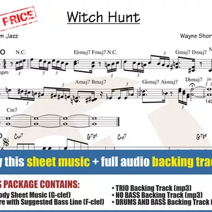 Cover image for Online course Witch Hunt (Sheet Music + Backing Tracks)