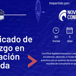 Imagen de portada para Evento presencial Cerftificado de liderazgo en innovación aplicada