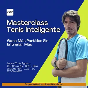 Imagen de portada para Curso online Masterclass Tenis Inteligente – Gana Más Partidos Sin Entrenar Más