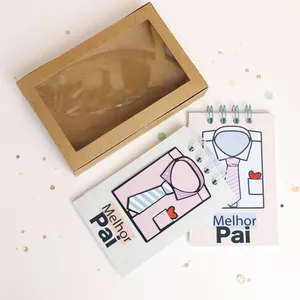 Imagem de capa para o Ebook Bloco de notas Dia dos Pais com caixa