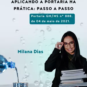 Imagem de capa para o Ebook Aplicando a Portaria n° 888/2021 na prática.