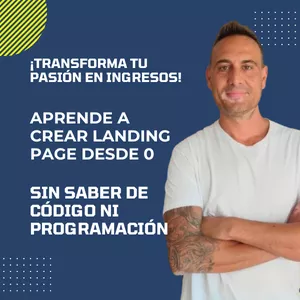 Imagen de portada para Curso online Aprende a crear Landing Page desde 0