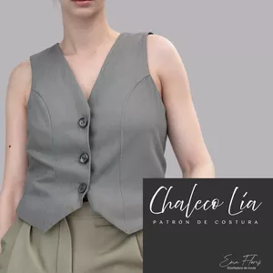 Imagen de portada para Ebook Patrón de costura Chaleco sastre Dama