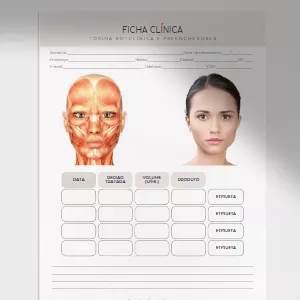 Imagem de capa para o Ebook Termo de consentimento para toxina botulínica e ácido hialurônico