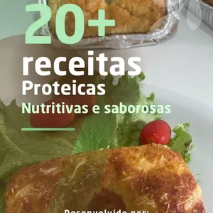 Imagem de capa para o Curso online 20+ Receitas Proteicas e Saborosas
