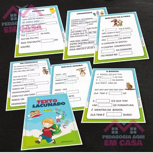 Imagem de capa para o Ebook Texto Lacunado