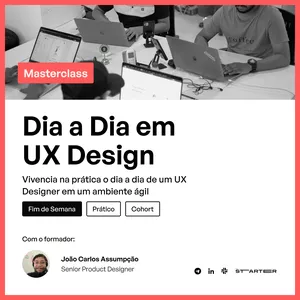 Imagem de capa para o Evento online Dia a Dia em UX Design | Masterclass