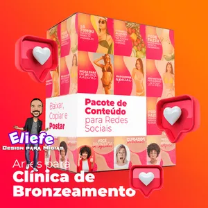 Imagem de capa para o Ebook +150 Posts para Bronzeamento