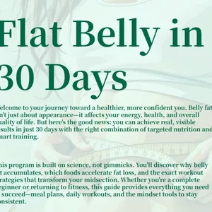 Cover image for Ebook Flat Belly in 30 Days