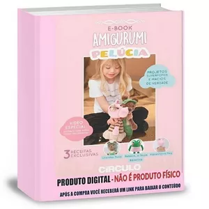 Imagem de capa para o Ebook Receita Amigurumi PDF - Pelúcia Ursinho Sapinha Hipopótama