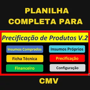 Imagem do curso Planilha Completa Para Precificação - Versão 2