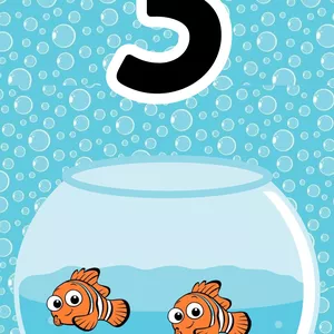 Imagem de capa para o Ebook Painel dos números fundo do mar 