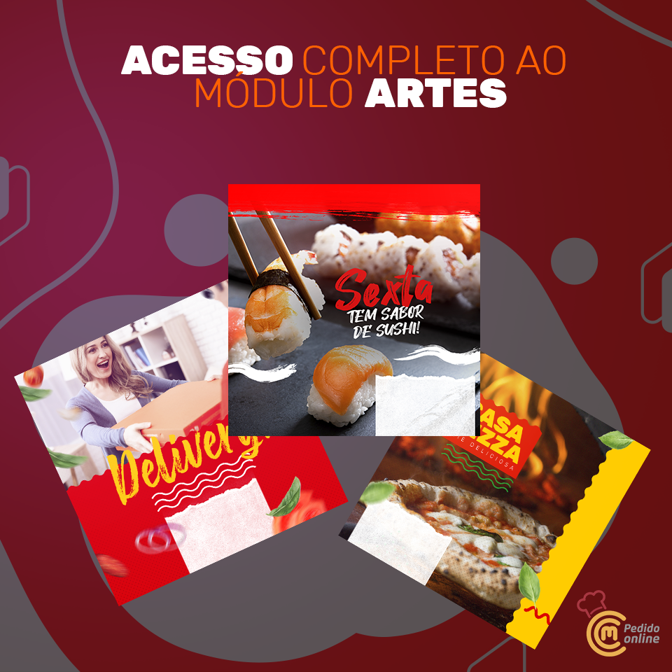 MÓDULO ARTES PROFISSIONAL, MAIS DE 1000 ARTES PARA O RAMO ALIMENTÍCIO COM A SUA LOGOMARCA por MÓDULO ARTES - ARTES PROFISSIONAIS EM UM CLIQUE