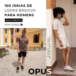 Imagem de capa para o Ebook 100 Ideias de Looks Básicos Para Homens