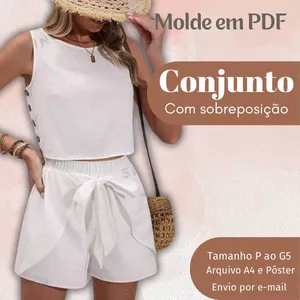 Imagem de capa para o Ebook MOLDE EM PDF CONJUNTO COM SOBREPOSIÇÃO