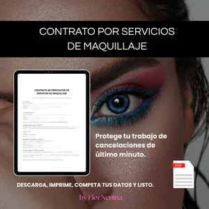 Imagen de portada para Ebook CONTRATO PARA MAQUILLADORAS MAKEUP