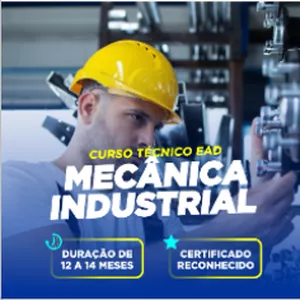 Imagem de capa para o Curso online Técnico em Mecânica Industrial Ead
