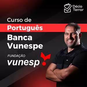 Português para VUNESP por Professor Décio Terror