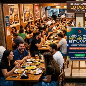 Imagem de Restaurante Lotado com Meta Ads criado por EGENCY COMUNICACAO E MARKETING LTDA na hotmart