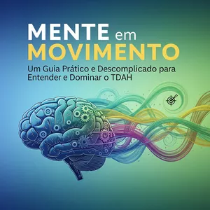 Imagem de capa para o Ebook E-BBOK “Mente em Movimento: Um Guia Prático e Descomplicado para Entender e Dominar o TDAH”